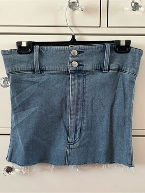 NWT CHEAP MONDAY Denim Tube Top